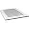 Ekena Millwork Arch Top Surface Mount PVC Gable Vent: Functional, w/ 3-1/2"W x 1"P Standard Frame, 24"W x 32"H GVPAR24X3201SF - alternate 3